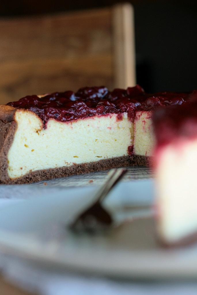Rezeptbild: Schwarzwälder-Kirsch-Käsekuchen