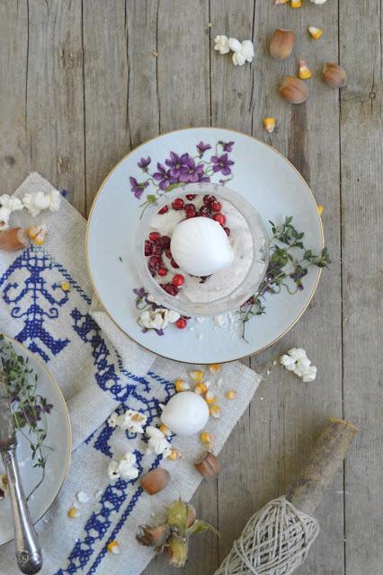 Rezeptbild: Maronencreme mit Preiselbeeren 