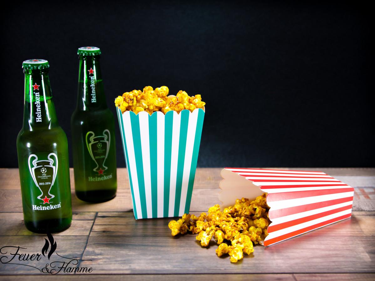 Rezeptbild: Süss-Scharfes Currypopcorn