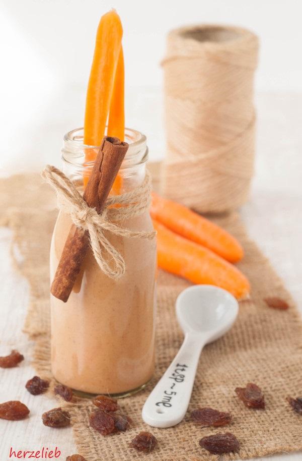 Rezeptbild: Karottenkuchen Smoothie