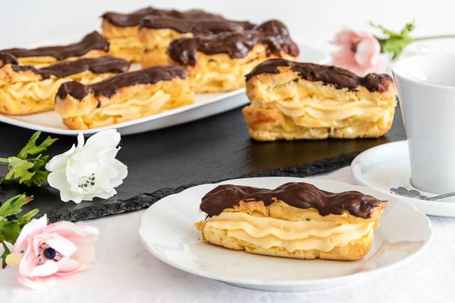 Rezeptbild: Eclairs mit Creme Patissiere