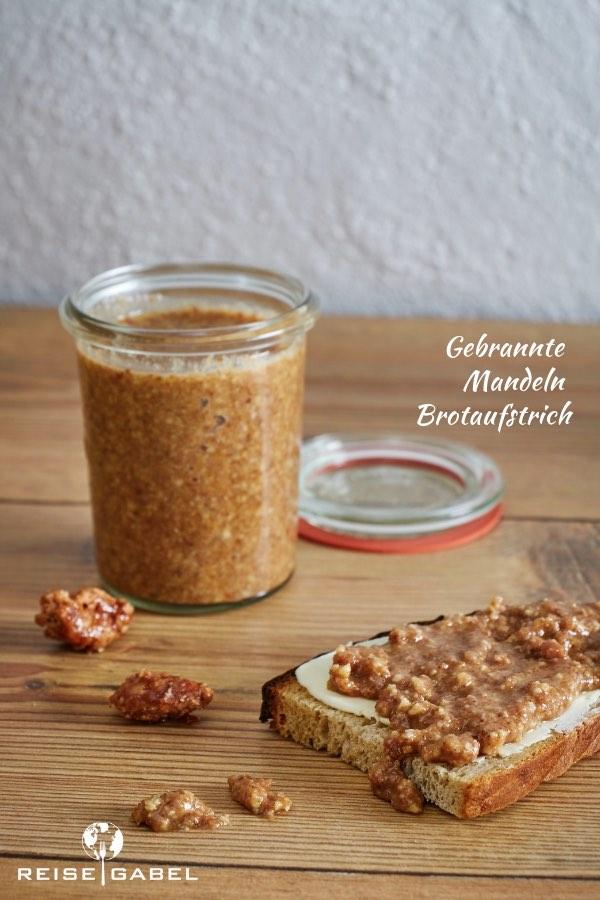 Rezeptbild: Gebrannte Mandeln Brotaufstrich
