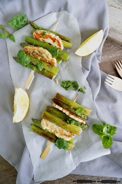 Rezeptbild: Spargel Spieße