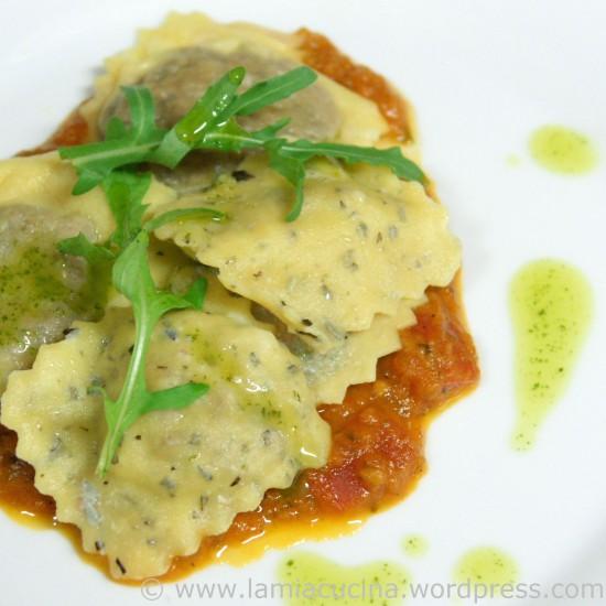Rezeptbild: Ravioli mit magerer Fleischfüllung