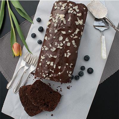 Rezeptbild: Blaubeer-Schokokuchen