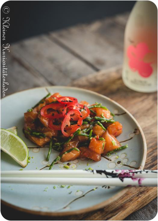 Rezeptbild: Asiatisches Lachstatar mit Queller