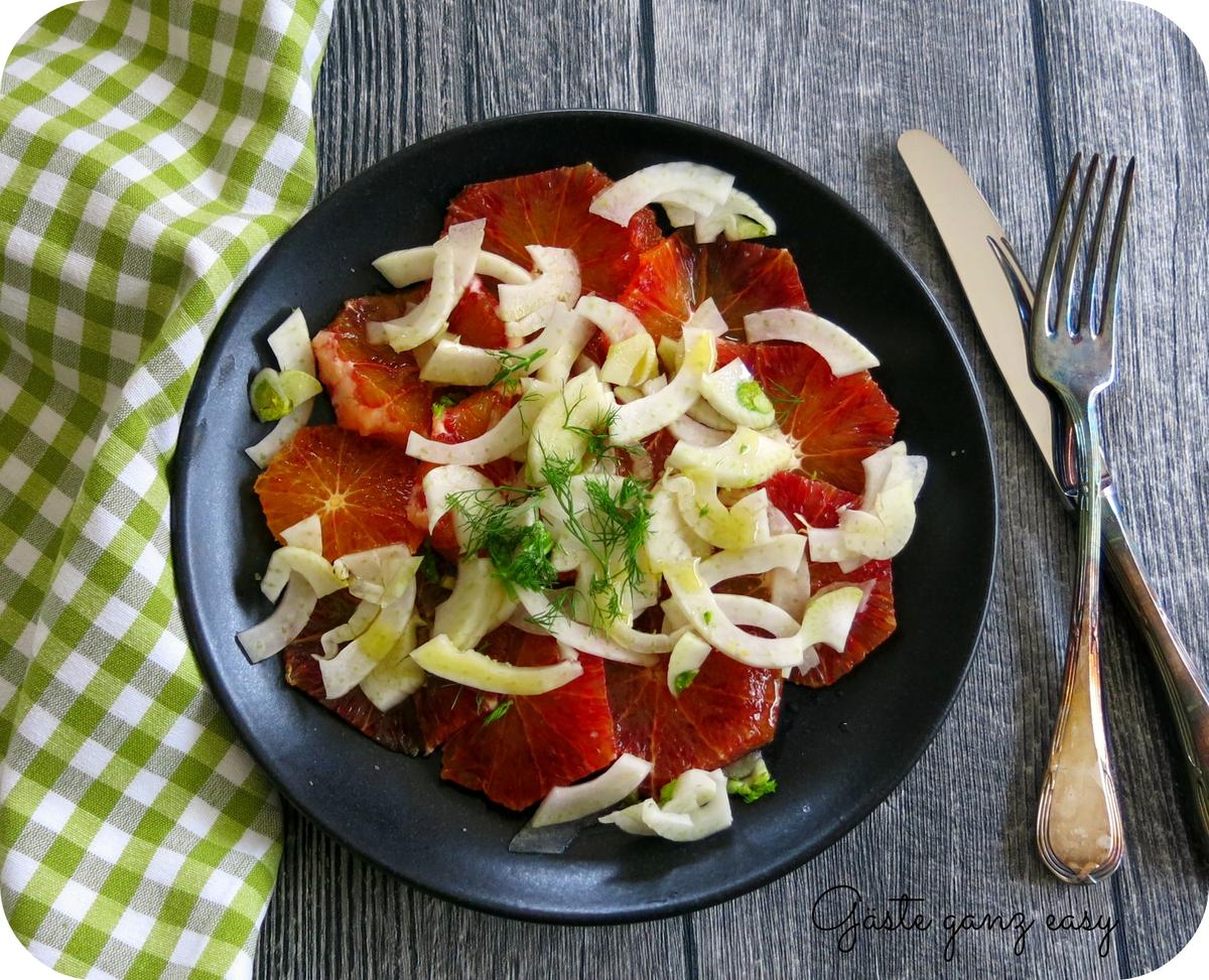 Rezeptbild: Fenchel-Blutorangen-Salat