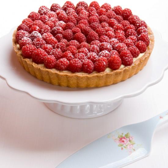Rezeptbild: Himbeer-Mandel Tart
