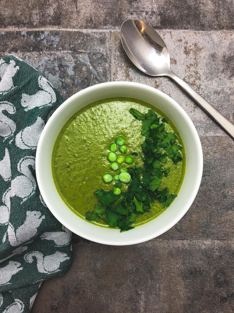 Rezeptbild: Erbsensuppe mit Grünkohl