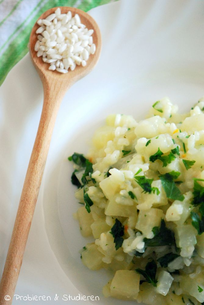 Rezeptbild: Kohlrabi-Risotto mit Petersilie