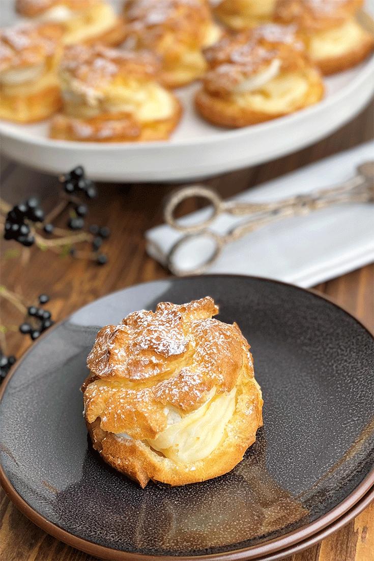 Rezeptbild: Princes Krofne – Serbische gefüllte Brandteigkrapfen