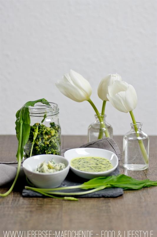 Rezeptbild: Bärlauchpesto, Bärlauchmayo und Bärlauchbutter