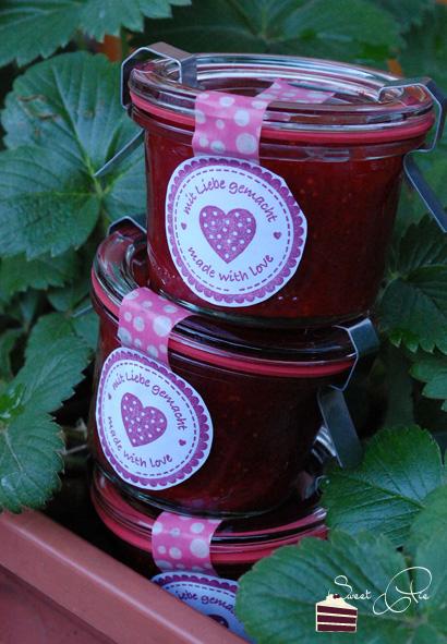 Rezeptbild: Erdbeer Balsamico Marmelade
