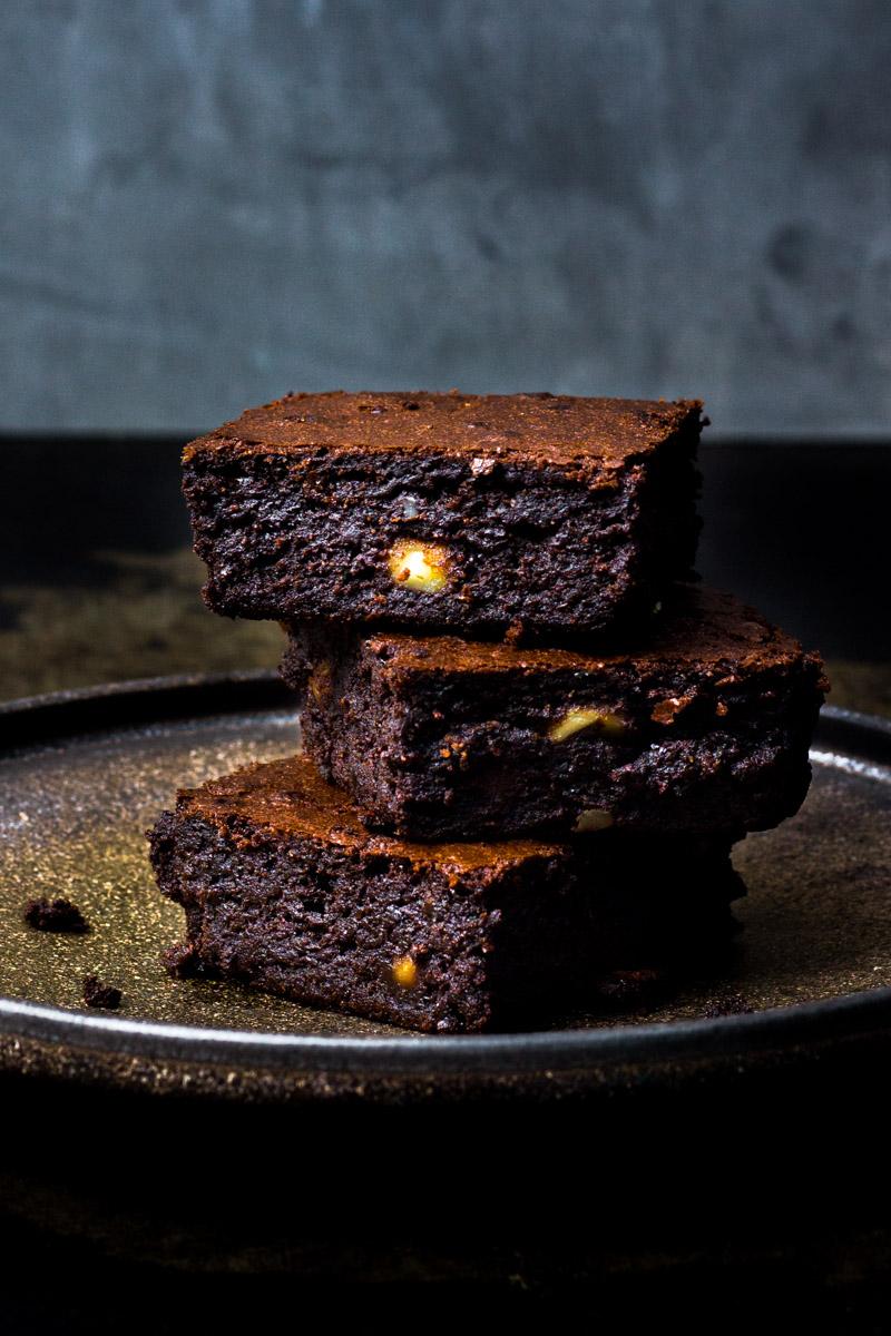 Rezeptbild: Double Chocolate Macadamia-Brownies
