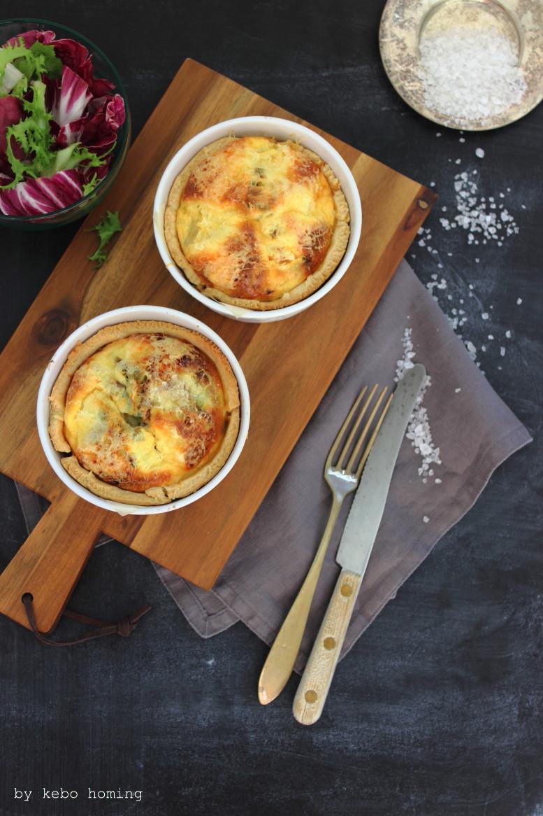 Rezeptbild: Kleine Lauchkuchen