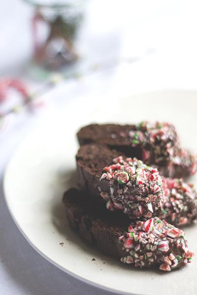 Rezeptbild: Double Chocolate Peppermint Biscotti