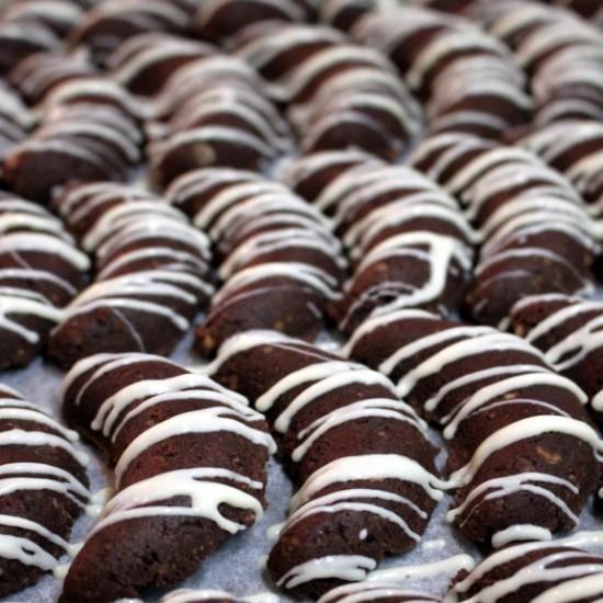 Rezeptbild: Schokolade Haselnuss Kipferl