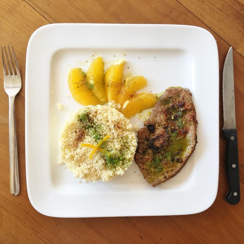 Rezeptbild: Foie de veau à l’orange (Kalbsleber in Orangensauce)