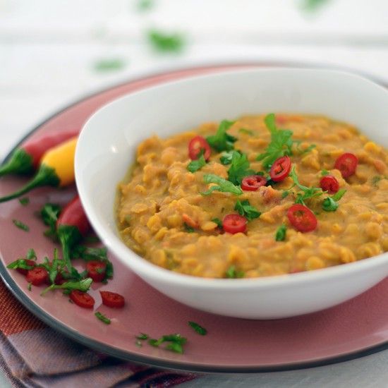 Rezeptbild: Dal // Indischer Linseneintopf