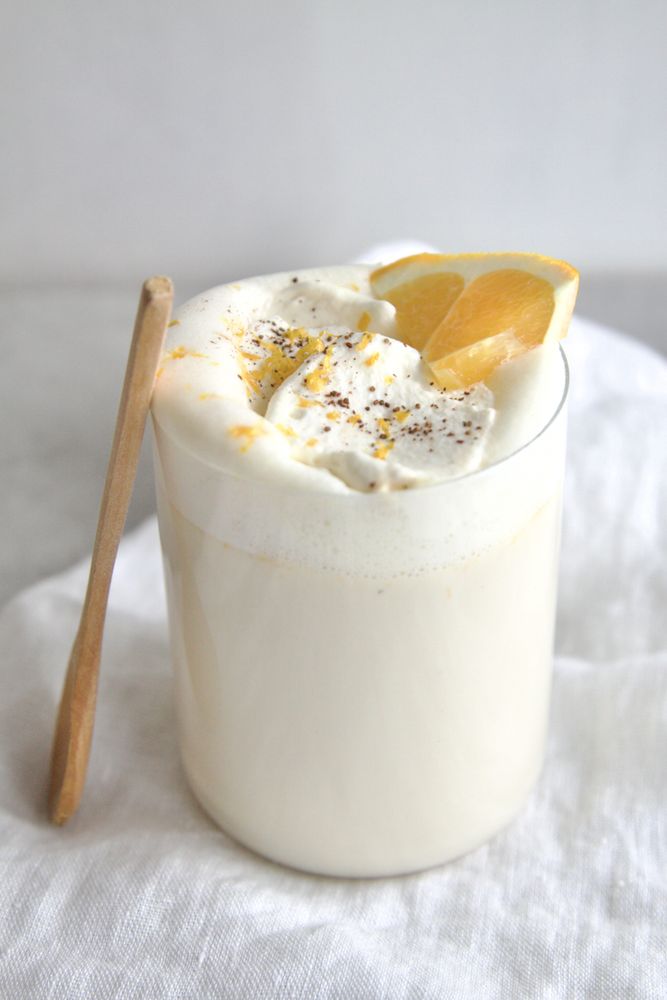 Rezeptbild: Orangen weisse Schokoladen Kakao
