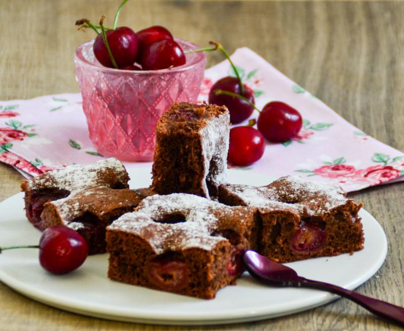 Rezeptbild: Schokolade Kirschkuchen