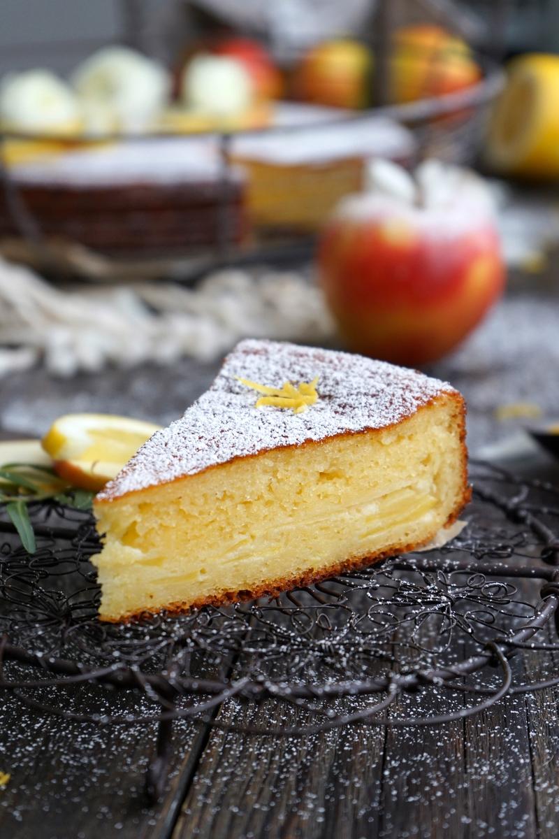 Rezeptbild: Apfel-Quarkkuchen in 20 Minuten gemacht!