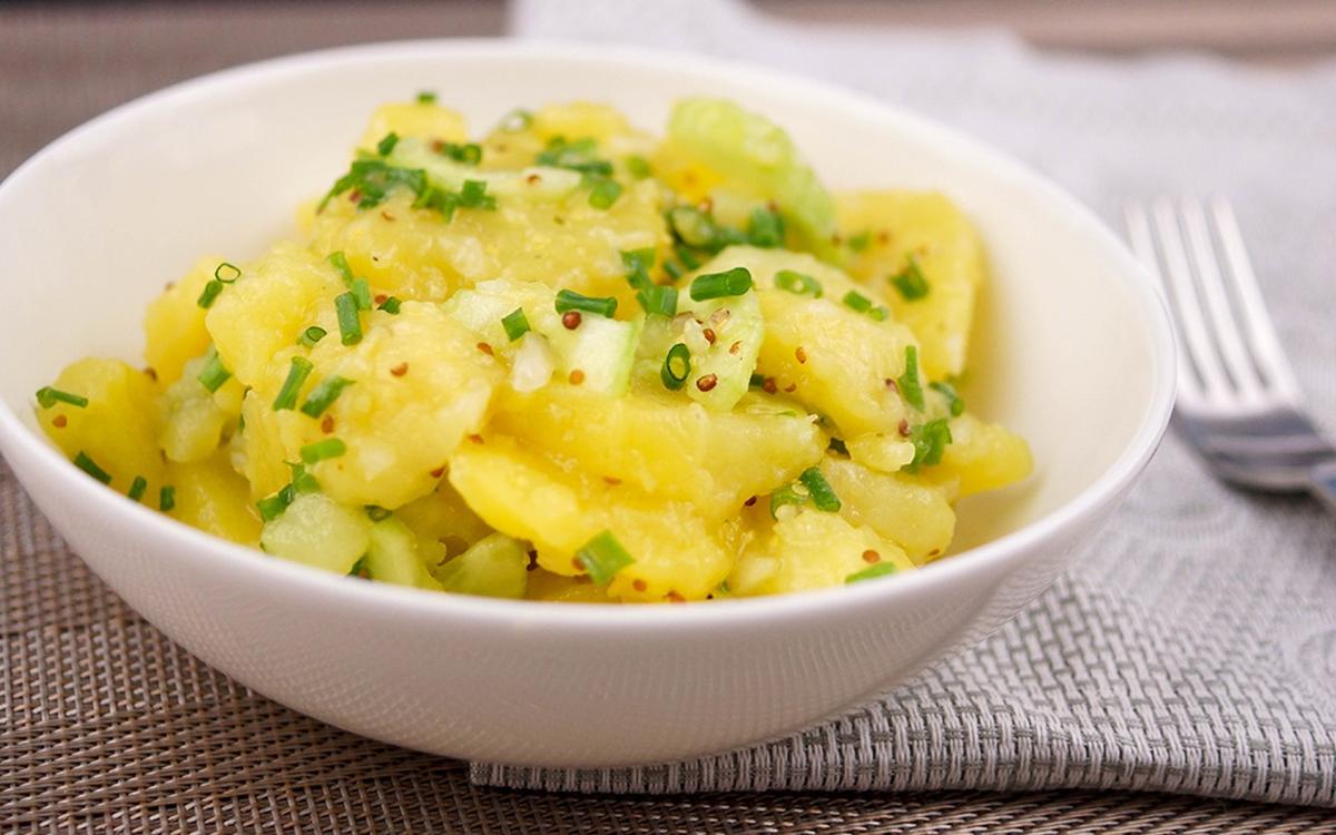 Rezeptbild: Schwäbischer Kartoffelsalat mit Gurke