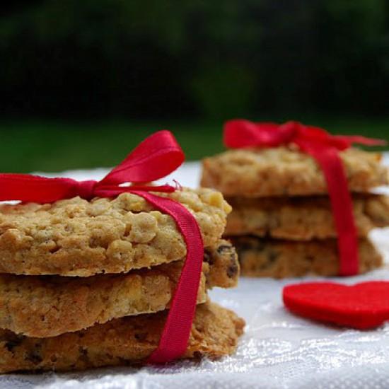 Rezeptbild: Apfelkuchen-Rosinen-Calvados-Kekse