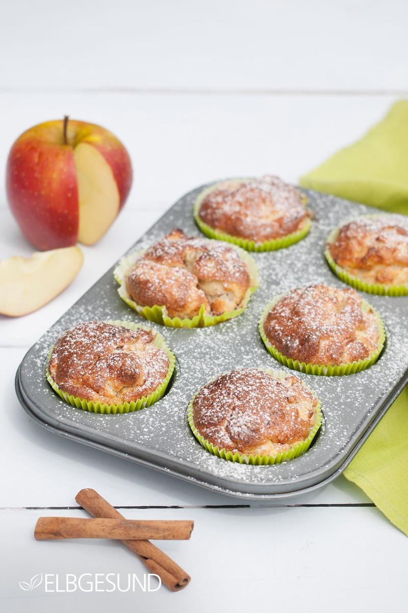 Rezeptbild: Apfel-Muffins für die schlanke Linie!