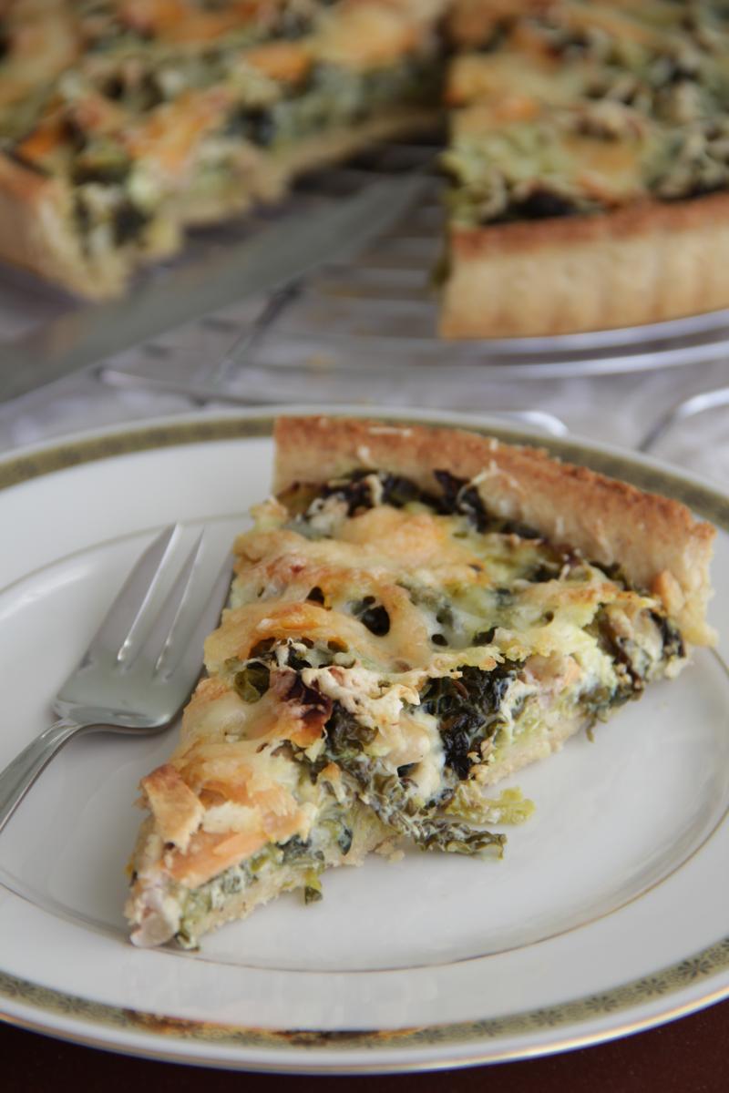 Rezeptbild: Herzhafte Wirsingquiche (vegetarisch)