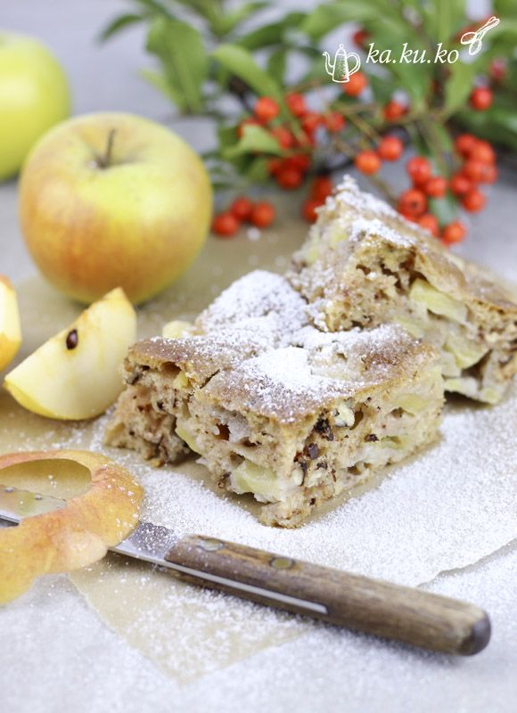 Rezeptbild: Schneller Apfelkuchen (ohne Fett)