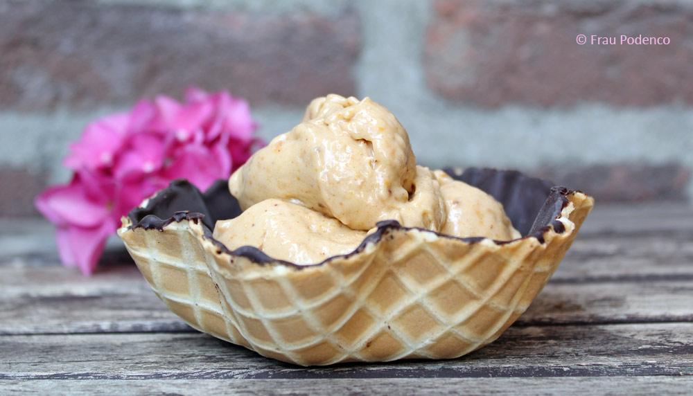 Rezeptbild: Nicecream mit Banane und Erdnussbutter