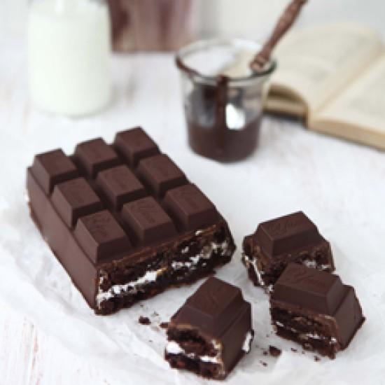 Rezeptbild: caramel marshmallow brownie chocolate bar