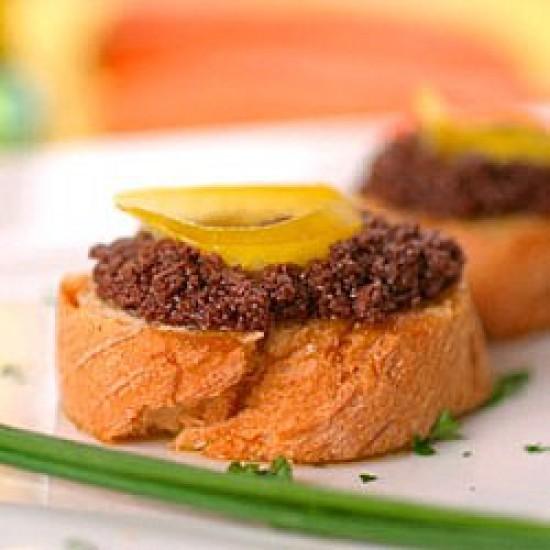 Rezeptbild: Crostini mit Oliven-Creme