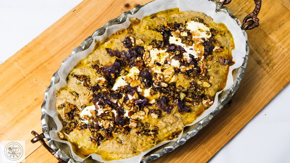 Rezeptbild: Kashk-o Badenjan - persisches Auberginen Pueree