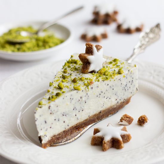 Rezeptbild: Mohn-Zimtstern-Torte