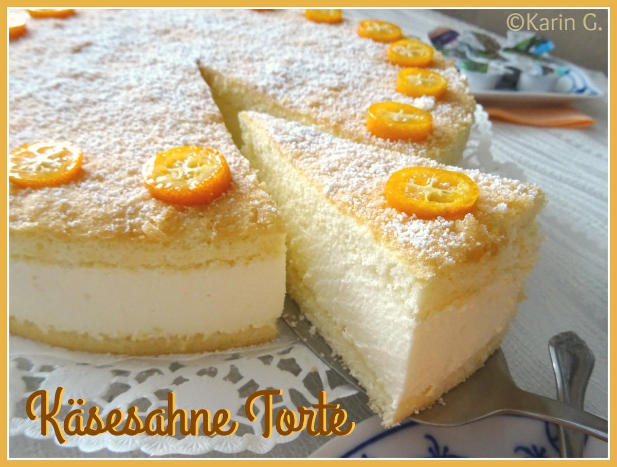 Rezeptbild: Käsesahne-Torte