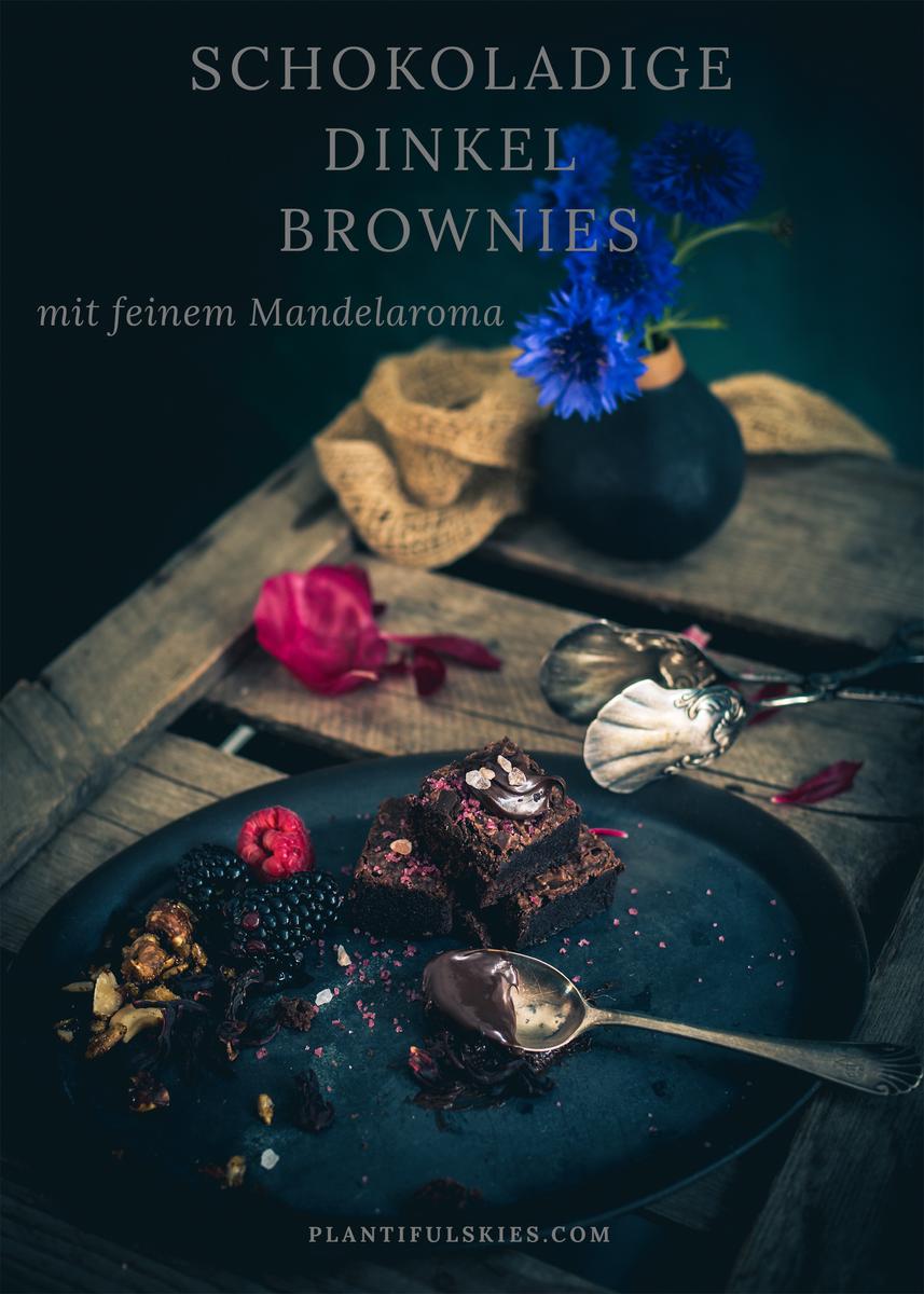 Rezeptbild: Dinkel Brownies, eine schokoladig vollwertige Nascherei
