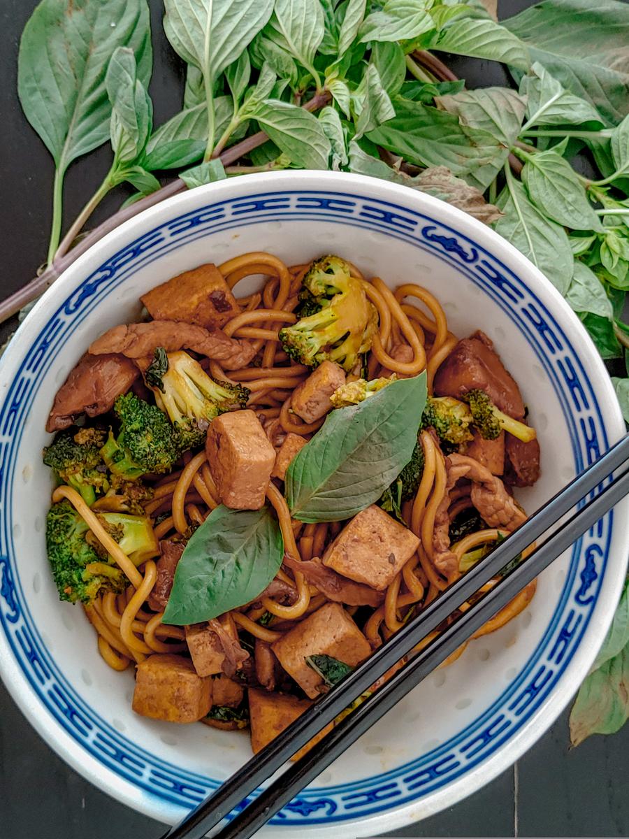 Rezeptbild: Asia-Nudeln vegetarisch
