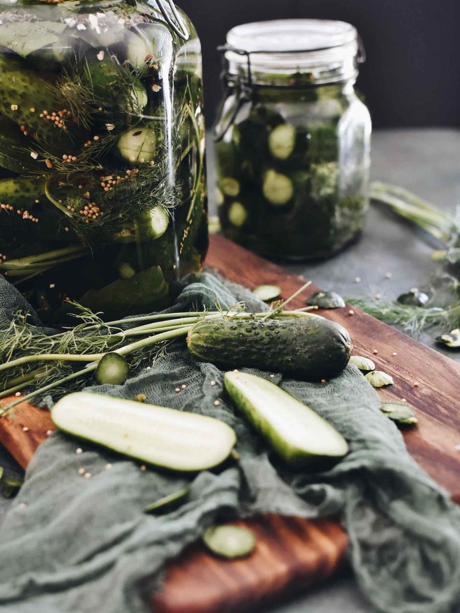 Rezeptbild: FERMENTIERTE SALZGURKEN