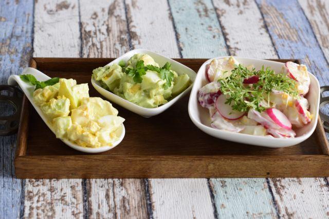 Rezeptbild: Eiersalat- drei Mal anders