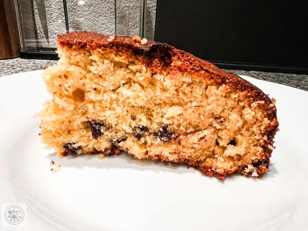 Rezeptbild: Zabaione Ruehrkuchen mit Schokoladesplittern