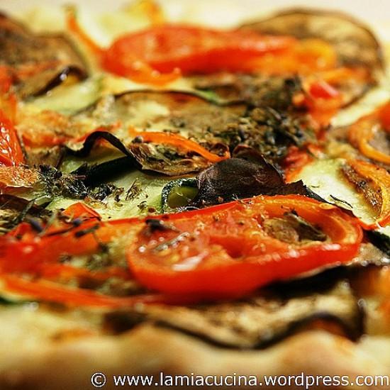 Rezeptbild: Gemüsepizza