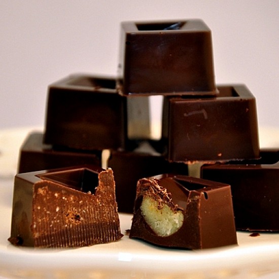 Rezept Knusprige Schoko- und Marzipan- Pralinen von lilobiz • Delicat.io