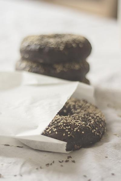 Rezeptbild: Pumpernickel-Bagels