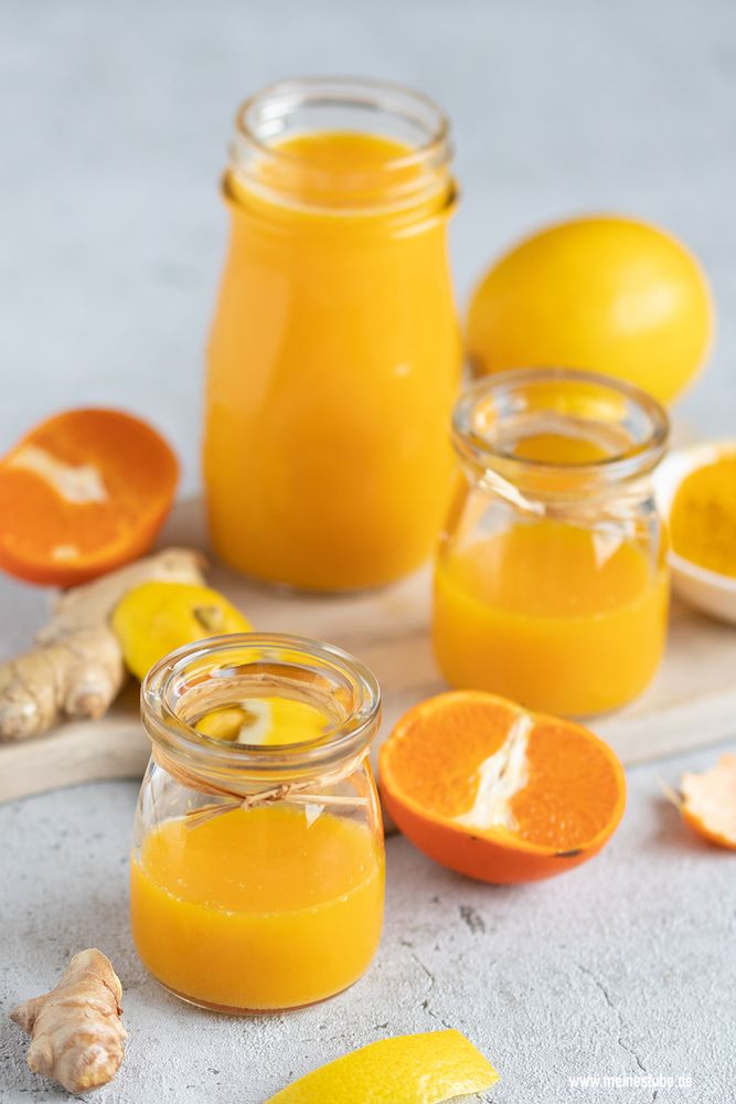 Rezeptbild: Ingwer-Shot mit Kurkuma