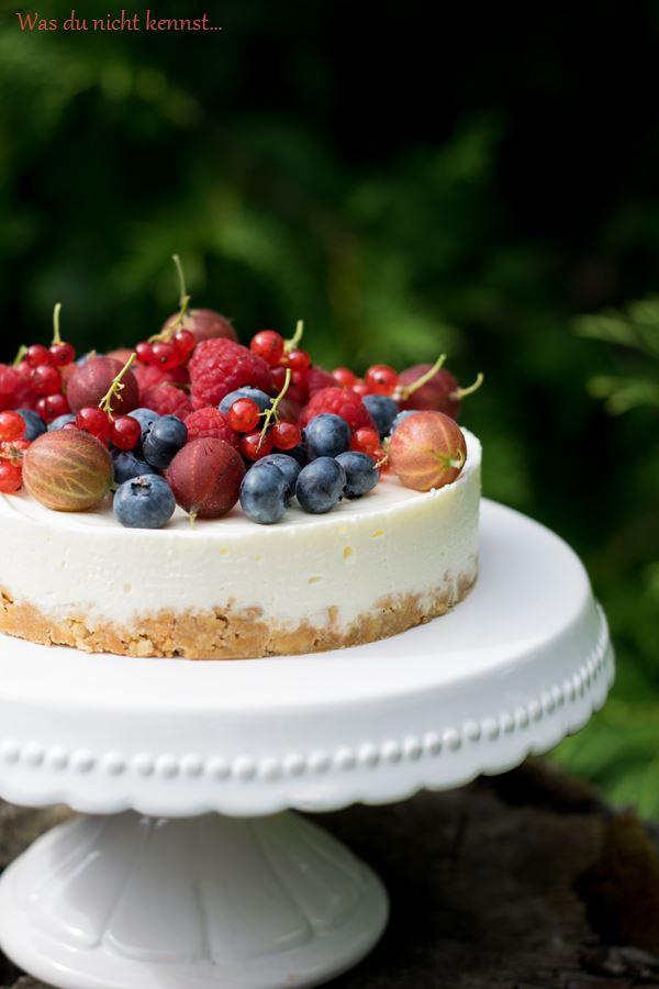 Rezeptbild: No-Bake Cheesecake mit Beeren