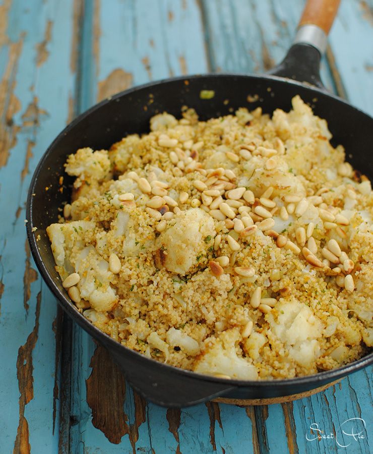 Rezeptbild: Blumenkohl Couscous Pfanne