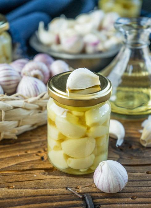 Rezeptbild: Knoblauch Confit - Eingeweckter Knoblauch