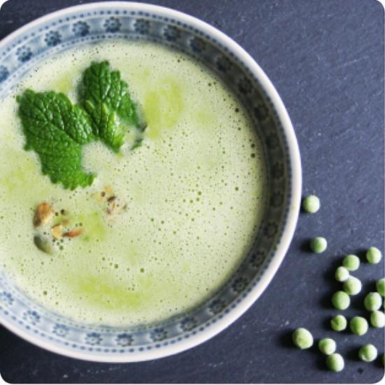 Rezeptbild: Erbsensuppe mit Minze